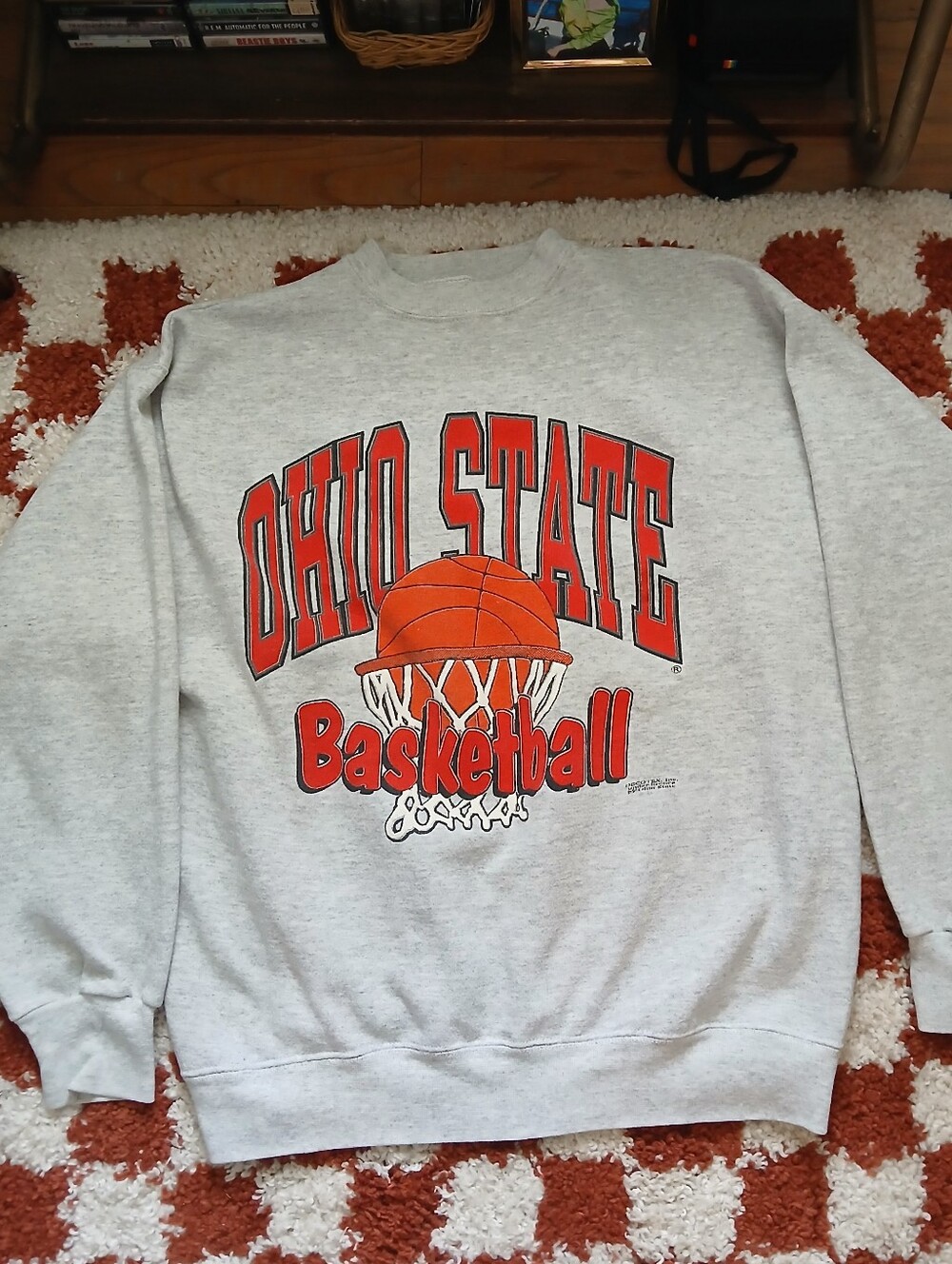 90s Vintage Ohio State Basketball Crewneck